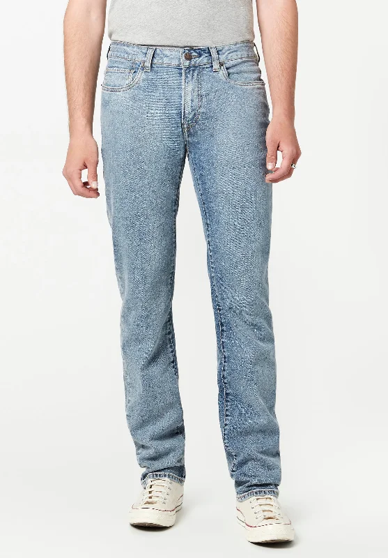 Stretch Jeans for Flexibility -Straight Six Men's Vintage Wash Jeans - BM22739