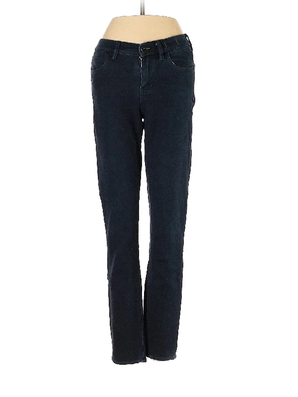 Rolled Shorts Jeans for Style -Straight-leg Jeans in Dark Wash