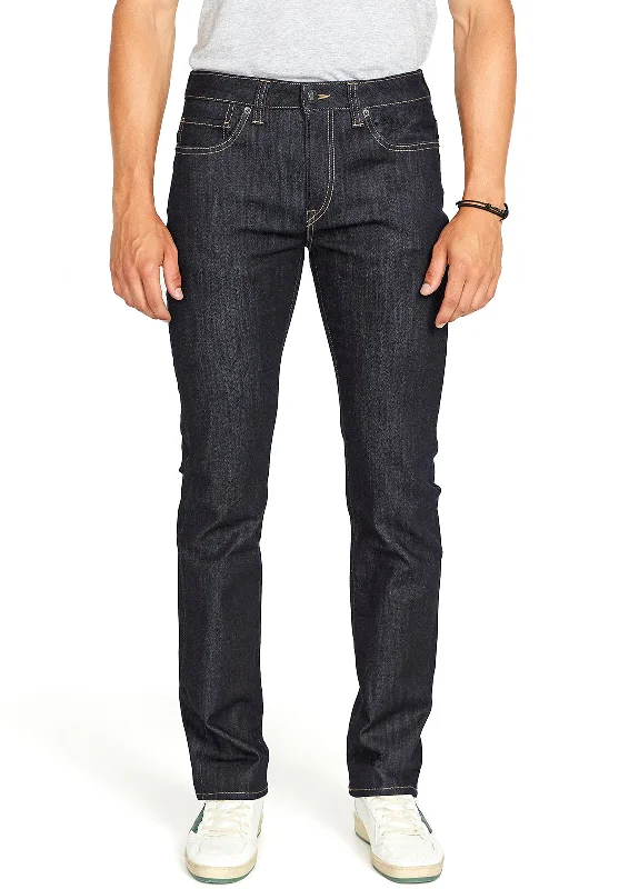 Bootcut Jeans for Flattering -Straight Six Men's Jeans in Rinsed Blue - BM22630