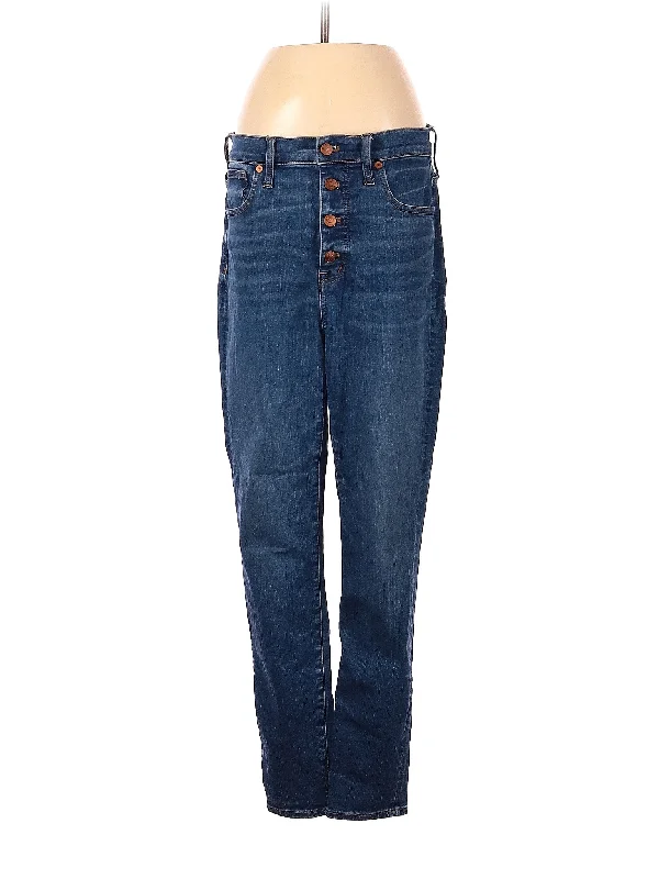 Cutoff Shorts Jeans for Fun -Straight-leg Jeans in Dark Wash