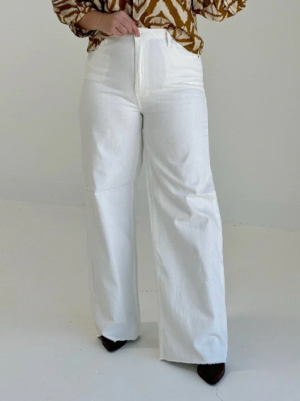 Four Pocket Jeans for Simplicity -Fall's White Denim Jeans