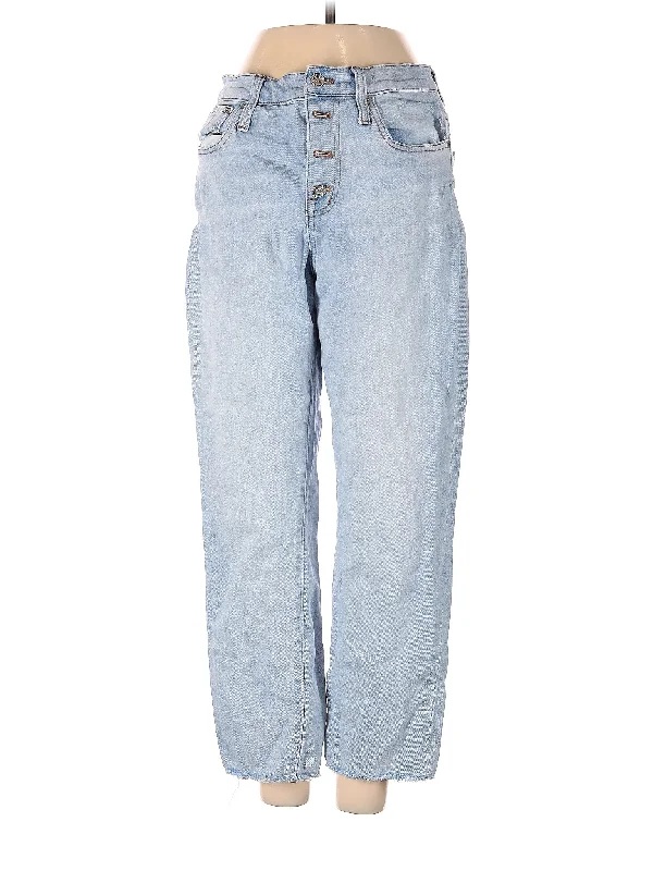 Colored Jeans for Variety -Mid-Rise Boyjeans Jeans in Light Wash