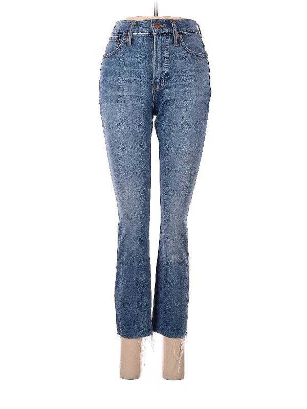 Cuffed Jeans for Stylish Touch -Bootleg Madewell Jeans 26 in Medium Wash