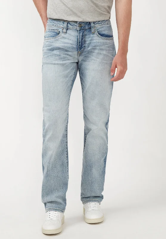 Anniversary Jeans for Special -Straight Six Men's Jeans in Crinkled Light Blue - BM22762