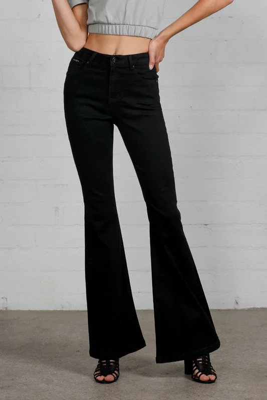 Valentine's Day Jeans for Romantic -High Rise Wider Flare Jeans