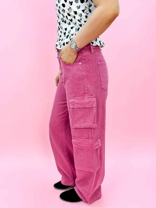 Maxi Skirt Jeans for Elegant -Mid Rise Wide Cargo Jeans