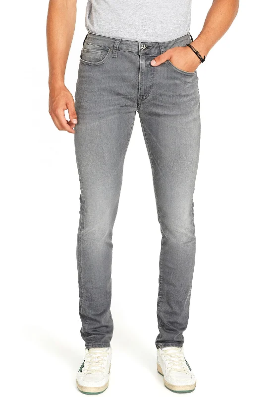 Designer Jeans for Luxury -Skinny Max Men's Jeans in Grey Sanded - BM22592