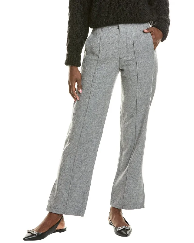 High-rise tight trousers for women with pleated front and classic look -rag & bone Cameron Wool-Blend Pant