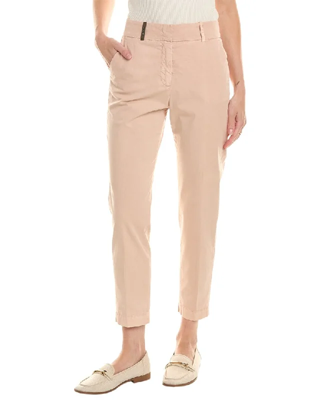 Stretch-fit tight trousers for women with all-over fit and body-hugging silhouette -Peserico Pant