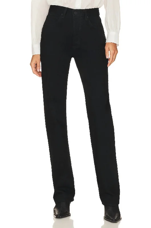 Tight cargo trousers for men with functional pockets and slim-fit style -Smith Jean In Black