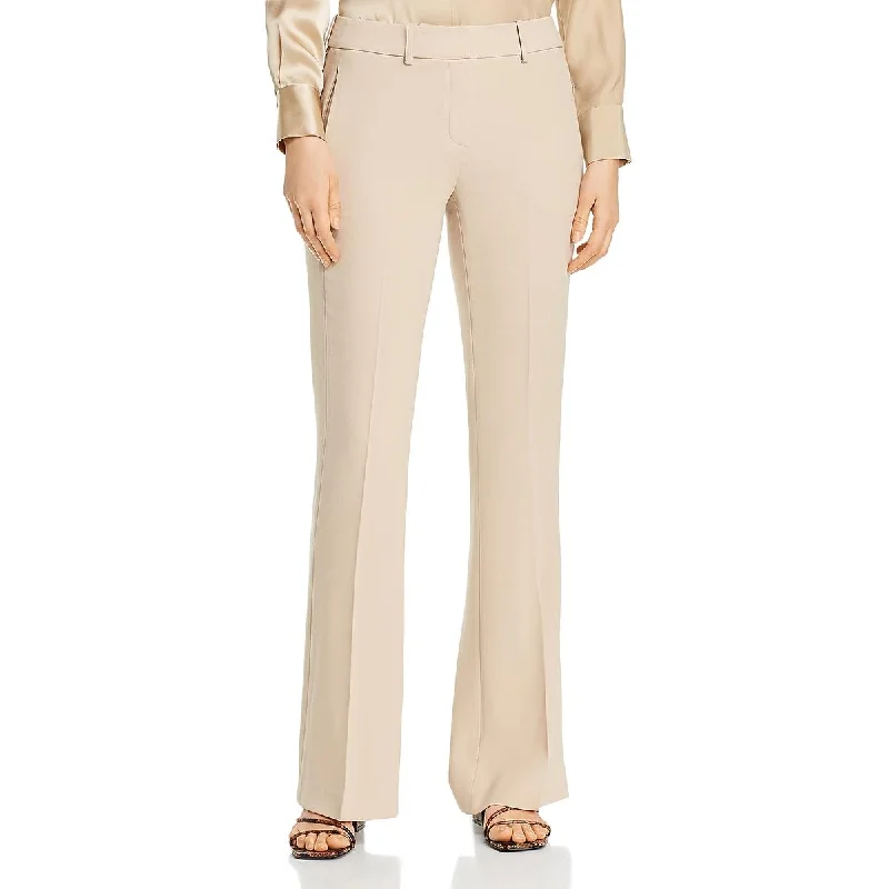 Printed tight trousers for women with bold patterns and eye-catching designs -Elie Tahari Womens Anna Zipper Pockets Office Wear Pants