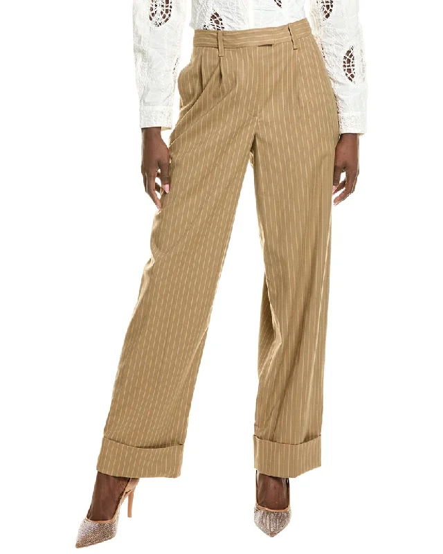 Tight trousers for men with tapered legs and sharp, tailored finish -rag & bone Marianne Wool-Blend Pant