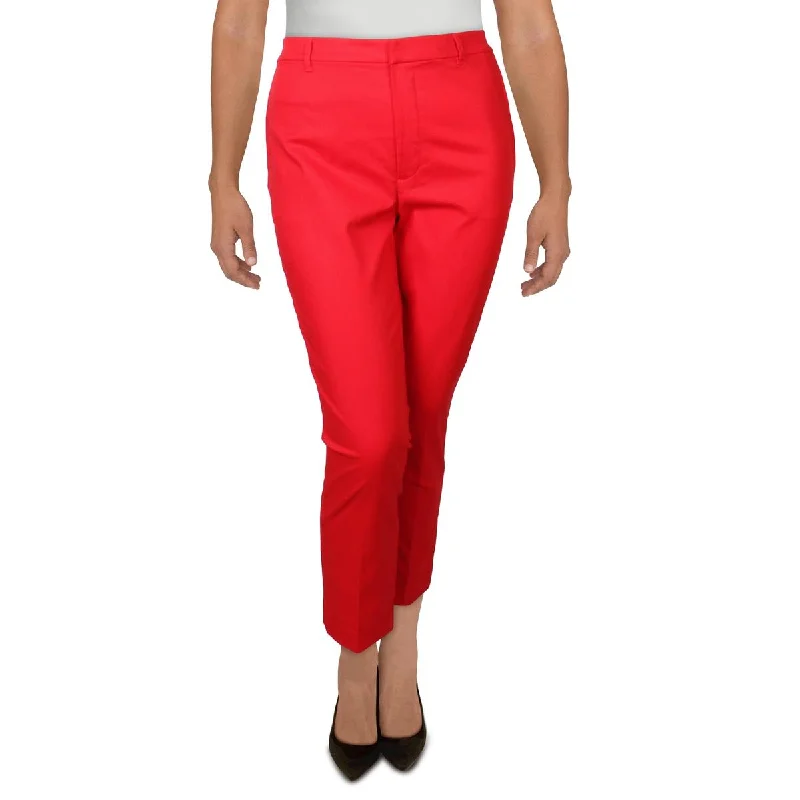 Versatile tight trousers for women with fold-over waist for adjustable comfort -Lauren Ralph Lauren Womens Lakythia High Rise Slim Fit Cropped Pants