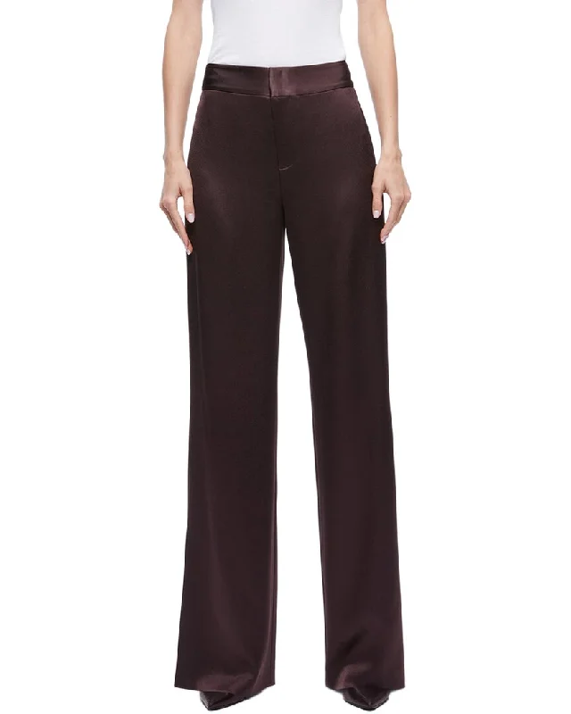 Classic tight trousers for men with slim fit and professional appearance -alice + olivia Jac High Rise Pant