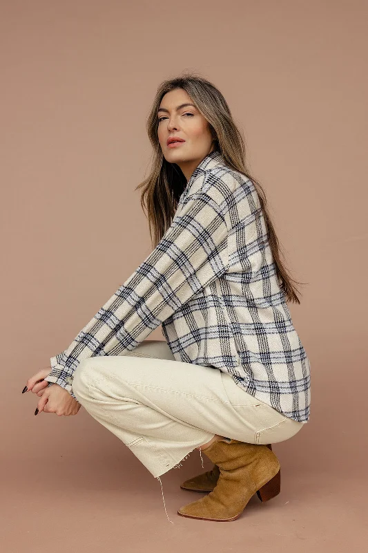 Fringed Dresses for Edgy -The Mando Plaid Shacket