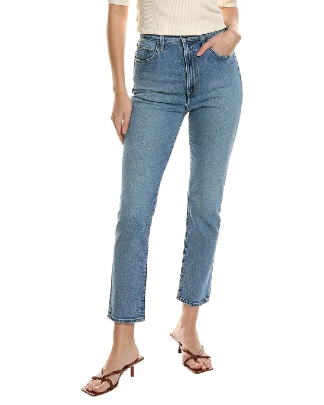 Business casual tight trousers for men with sleek design and refined finish -Favorite Daughter The Valentina Santiago Super High-Rise Cigarette Ankle Jean