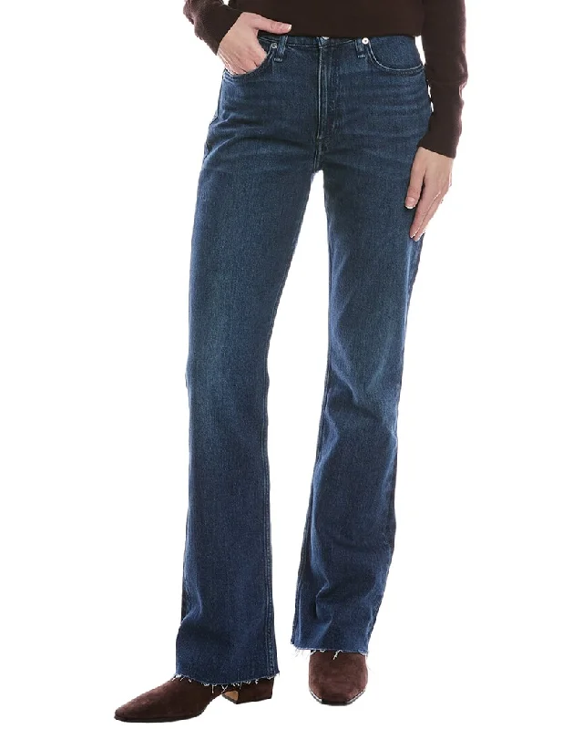 High-waisted tight trousers for women with elastic waistband for added comfort -rag & bone Peyton Esti Bootcut Jean