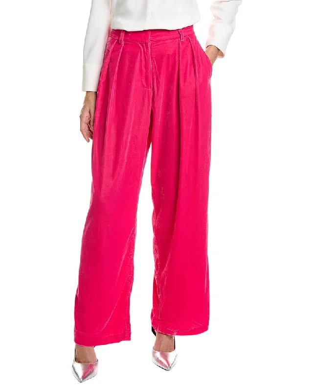 Tight cargo trousers for women with stylish pockets and slim cut for urban look -STAUD Luisa Pant