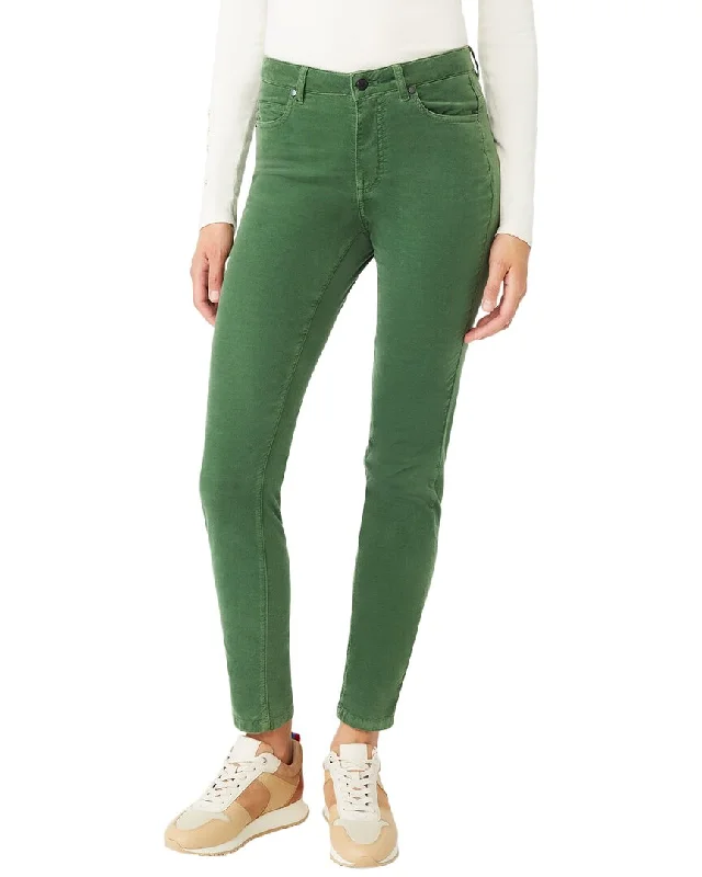 Tight trousers for women with leather accents and modern, bold design -J.McLaughlin Watson Pant