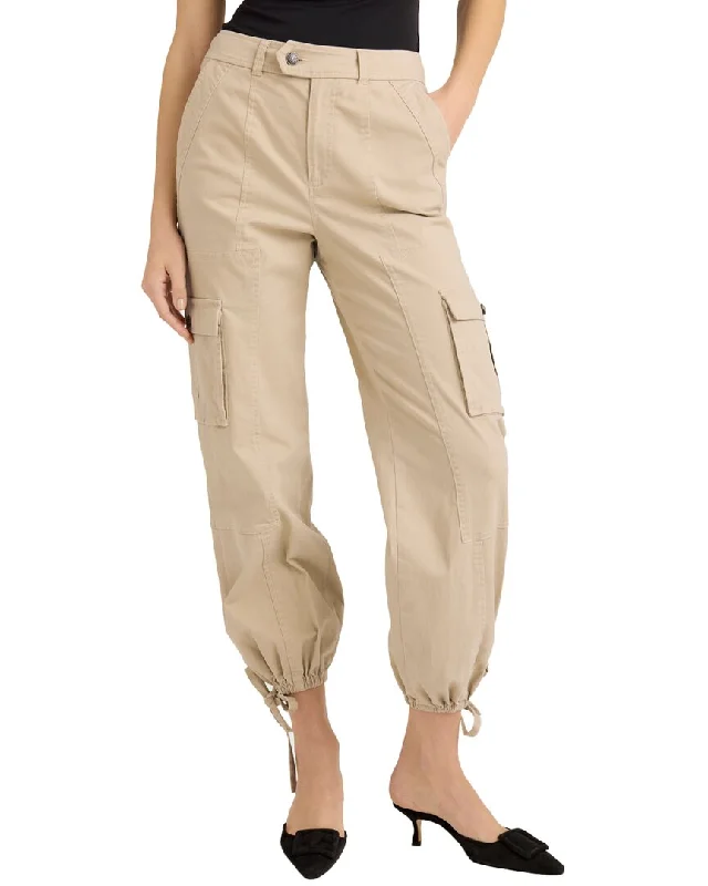 High-waisted tight trousers for women with pleated front and polished design -Cinq à Sept Zola Pant