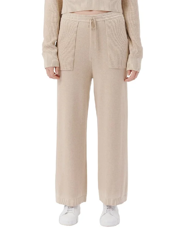 Soft wool tight trousers for women with cozy, refined fabric for cold weather -ATM Anthony Thomas Melillo Cashmere-Blend Pant