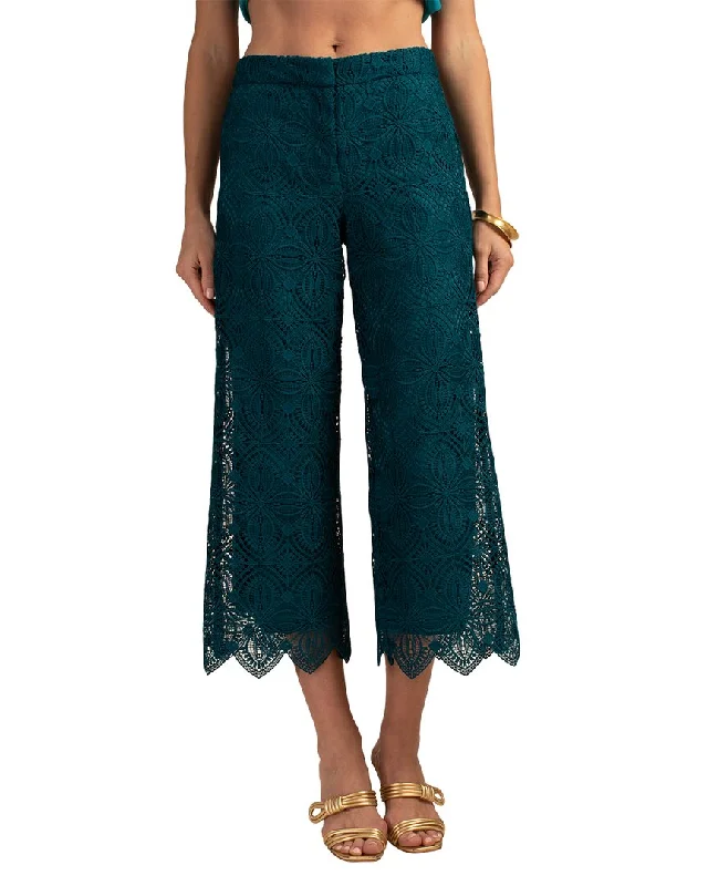 Light denim tight trousers for women with casual fit and comfortable material -Trina Turk Phoenix Pant