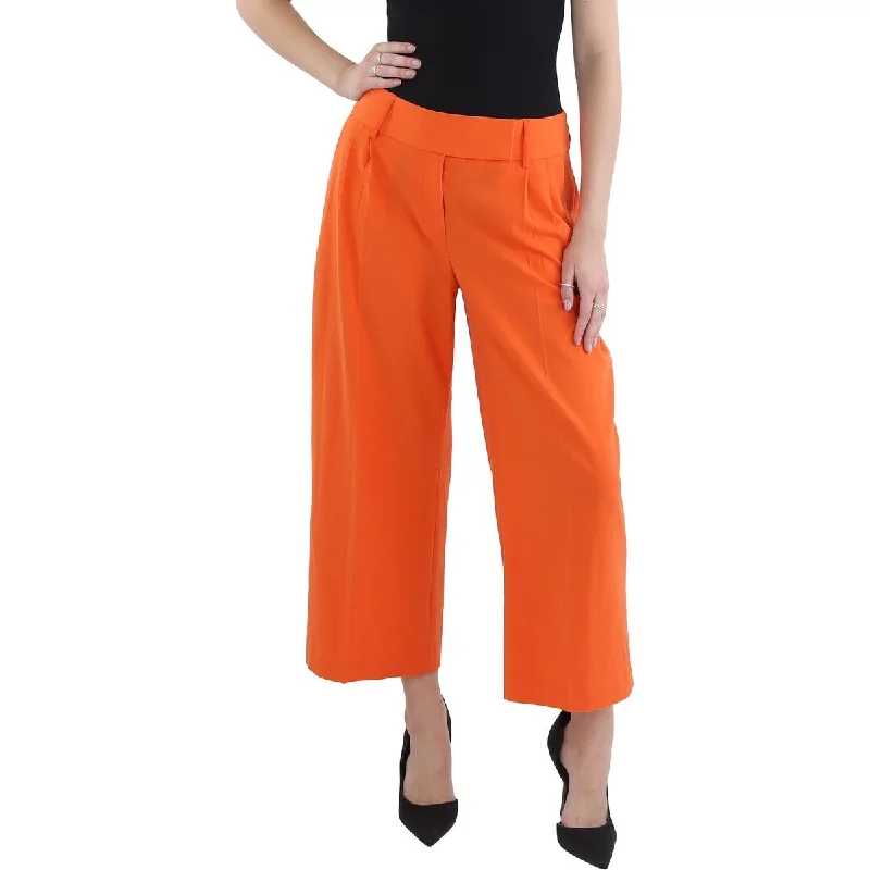 Sleek tight trousers for men with black color and slim, sharp cut -Tahari ASL Womens Cropped Trouser Cropped Pants