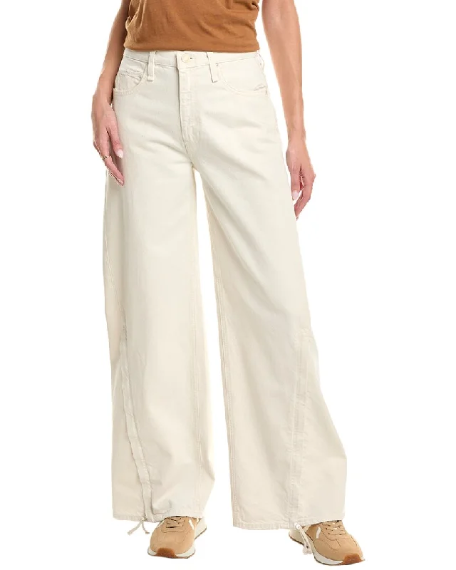 Stretch-fit tight trousers for women with all-over fit and body-hugging silhouette -HUDSON Jeans James Wide Leg Pant