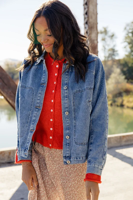 Bohemian Dresses with Tassels -You’re Doing Fine Denim Jacket