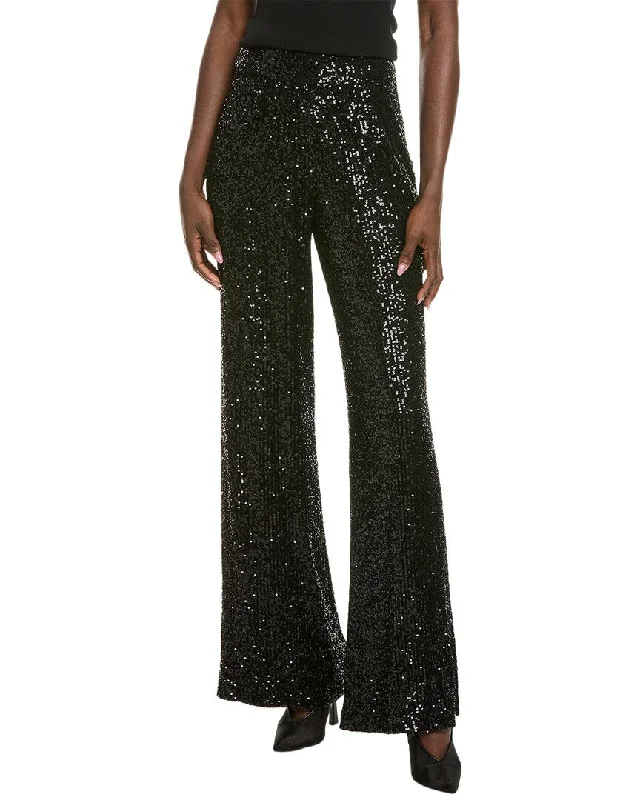 Stretch skinny tight trousers for women with full-length design and modern flair -Ramy Brook Lavenia Sequin Pant