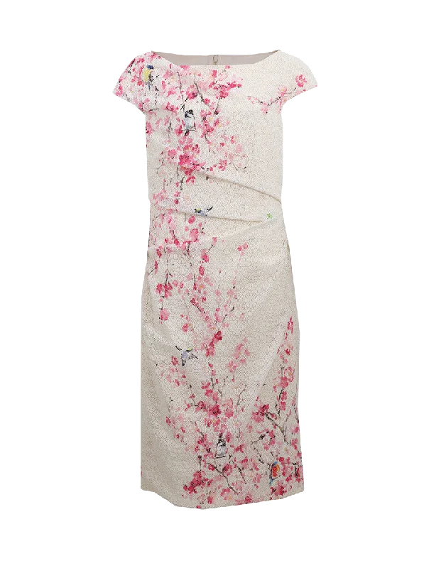 Abstract Dresses for Creative -Cherry Blossom Lace Dress