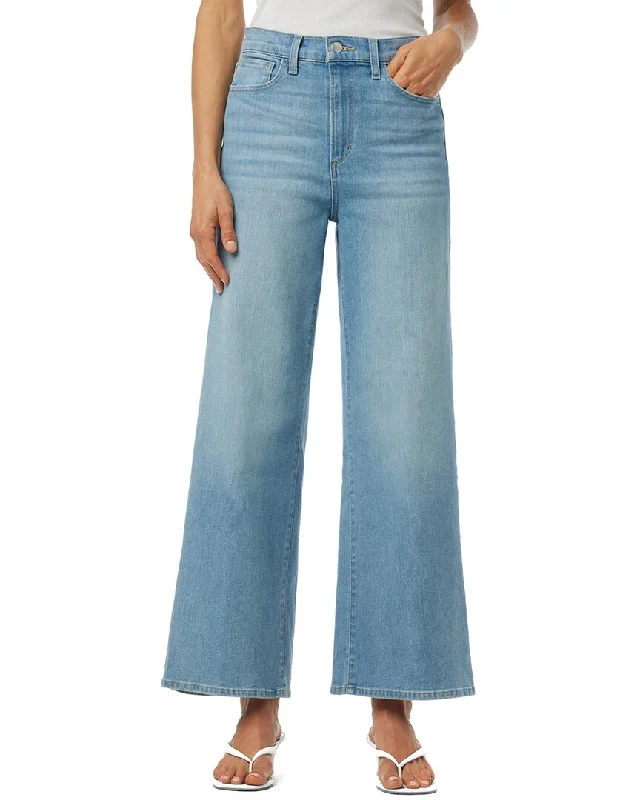 High-waisted tight trousers for women with flare leg and retro aesthetic -JOE'S Jeans The Mia Heat High-Rise Wide Ankle Jean