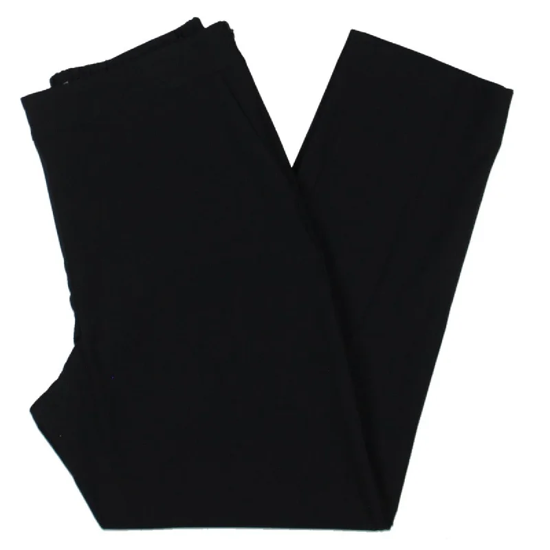 High-waisted tight trousers for women with belt loops for added style -Calvin Klein Womens Slim Leg Office Dress Pants