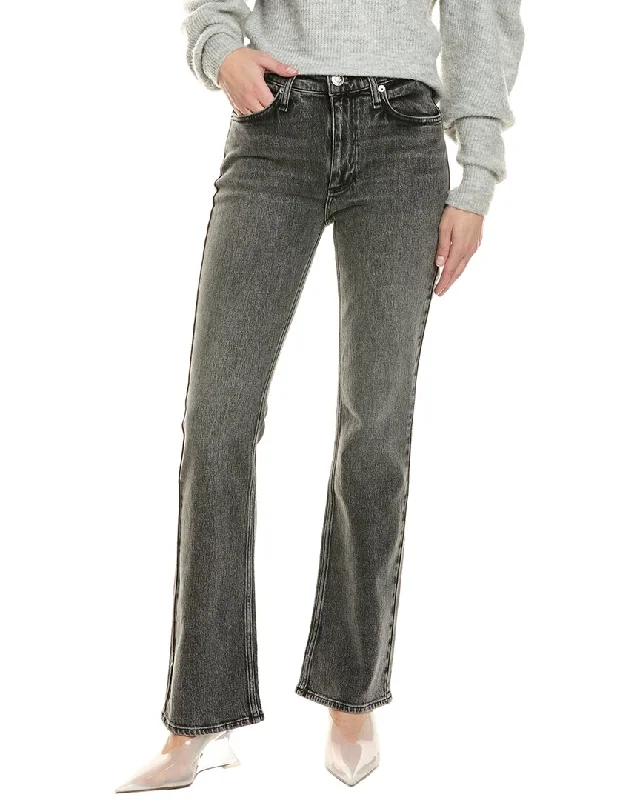 Vintage-inspired tight trousers for women with buttoned waist and retro charm -rag & bone Peyton Samantha Bootcut Jean