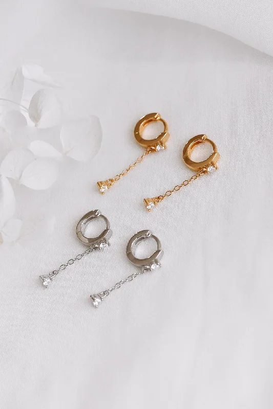 Best hoop earrings with gold-plated finishes for an affordable luxury vibe-Arisa - Sterling Silver Hoop Earrings