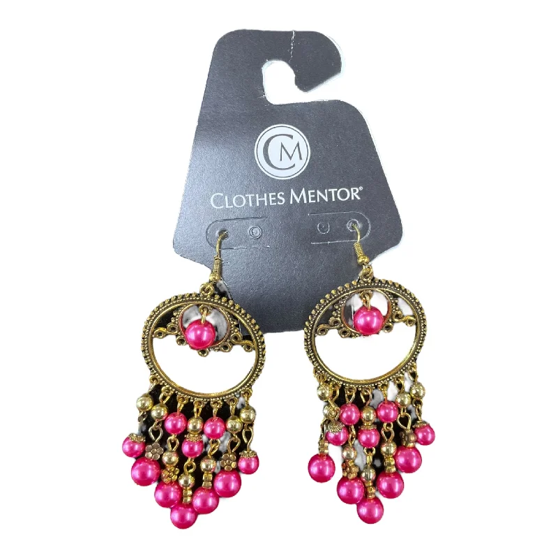 Hoop earrings with multi-tone finishes for a colorful and layered effect-Earrings Dangle/drop Cmf