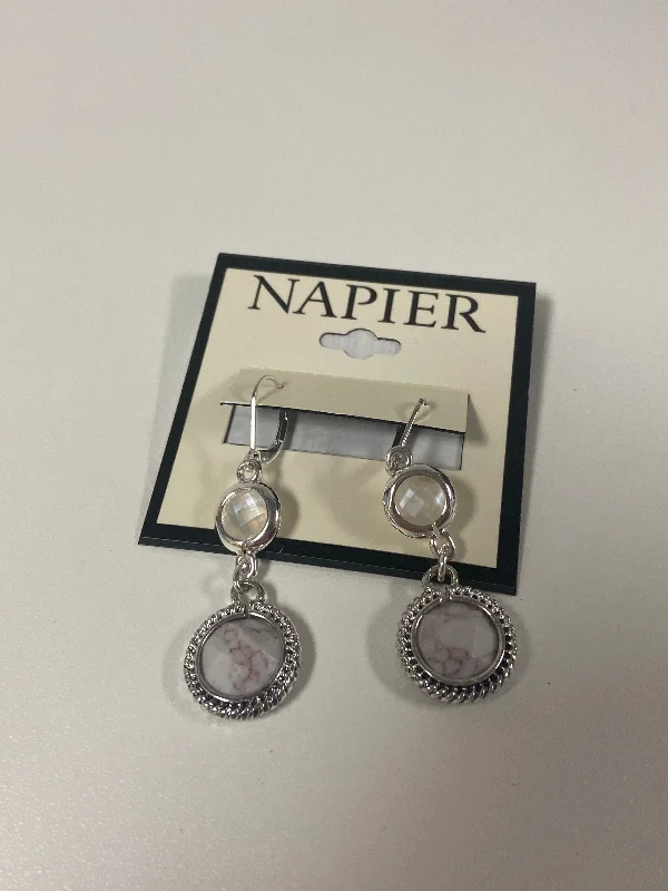 Best hoop earrings with multi-colored gemstones for a vibrant and lively touch-Earrings Dangle/drop Napier