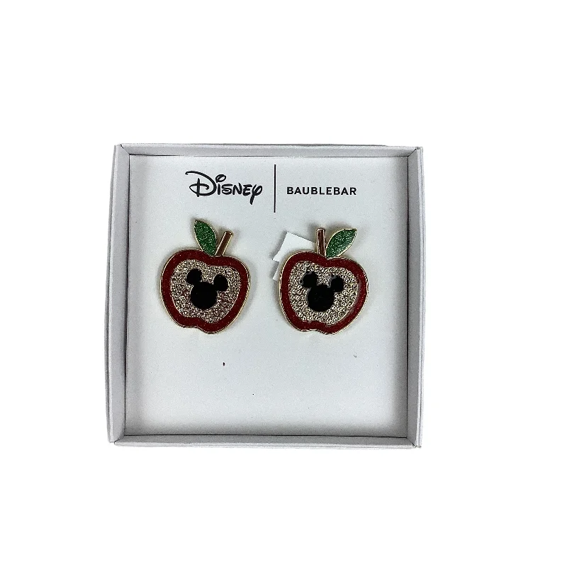 Hoop earrings with satin finishes for a smooth and elegant appearance-Earrings Stud By Disney Store