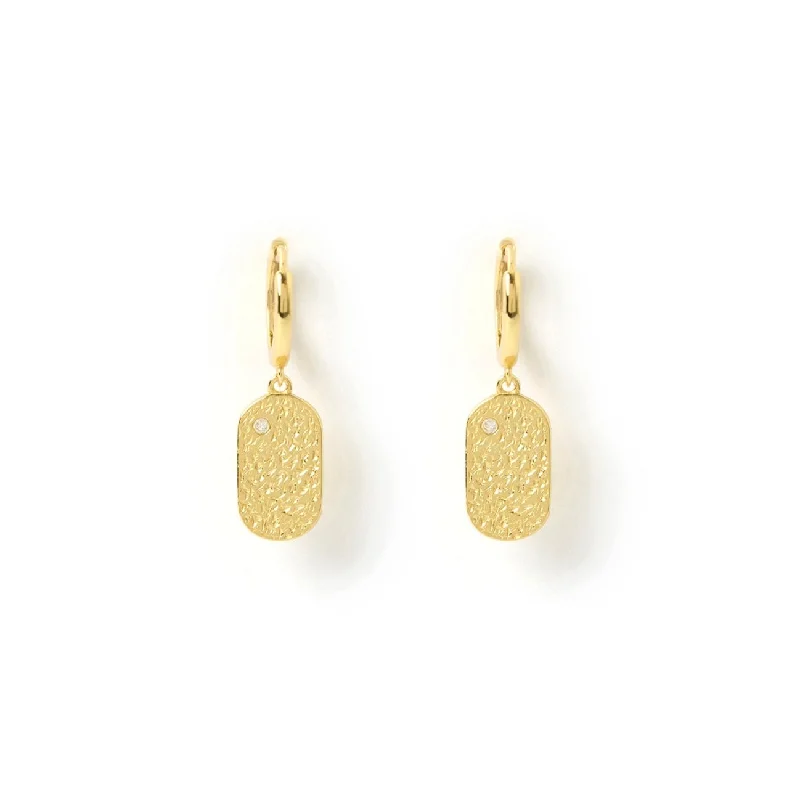 Best hoop earrings with gold for a luxurious and timeless look-Mendoza Gold Huggie Earrings