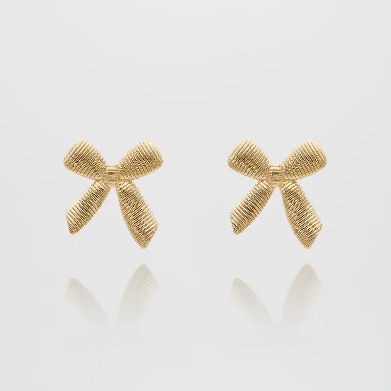 Best hoop earrings with detachable studs for a versatile and adjustable accessory-Millie Bow Earrings