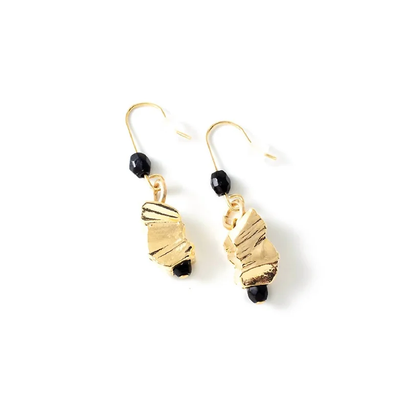 Best hoop earrings with custom designs for a personalized, unique accessory-Nosara Earrings In Black