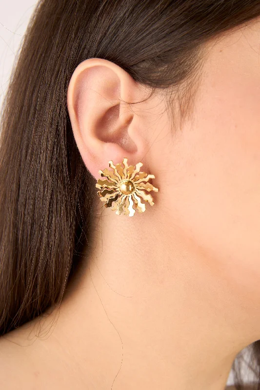 Best hoop earrings with butterfly motifs for a playful and whimsical appearance-Round Shape