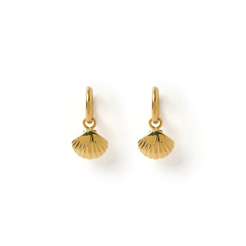 Hoop earrings with circle designs for a classic and timeless shape-Shelli Gold Earrings