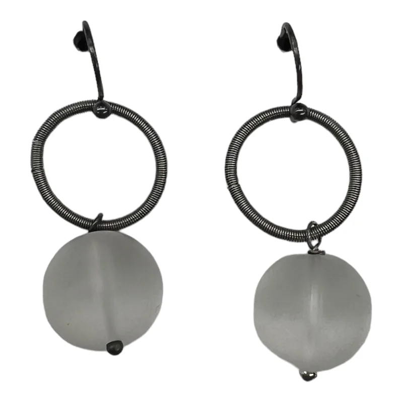 Best hoop earrings with stacked layers for a dimensional and bold look-SILVER EARRINGS DANGLE/DROP by CMF