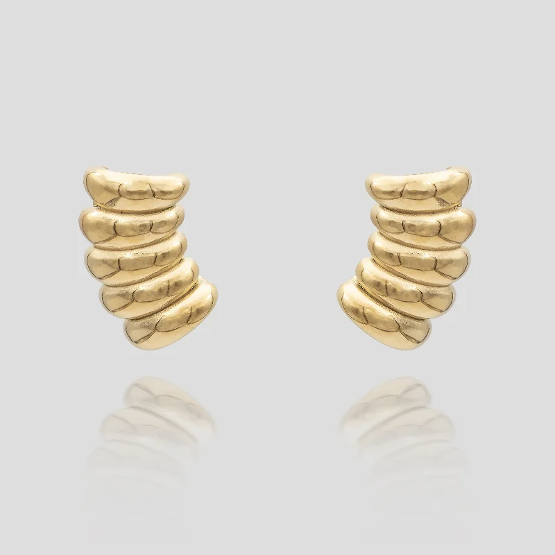 Best hoop earrings with snake chain details for a sleek and modern touch-Tamira Claw Earrings