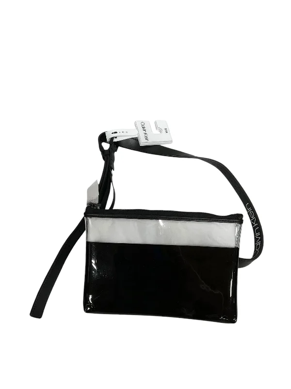 Handle bags with side pockets for organization -Belt Bag Leather By Calvin Klein, Size: Small