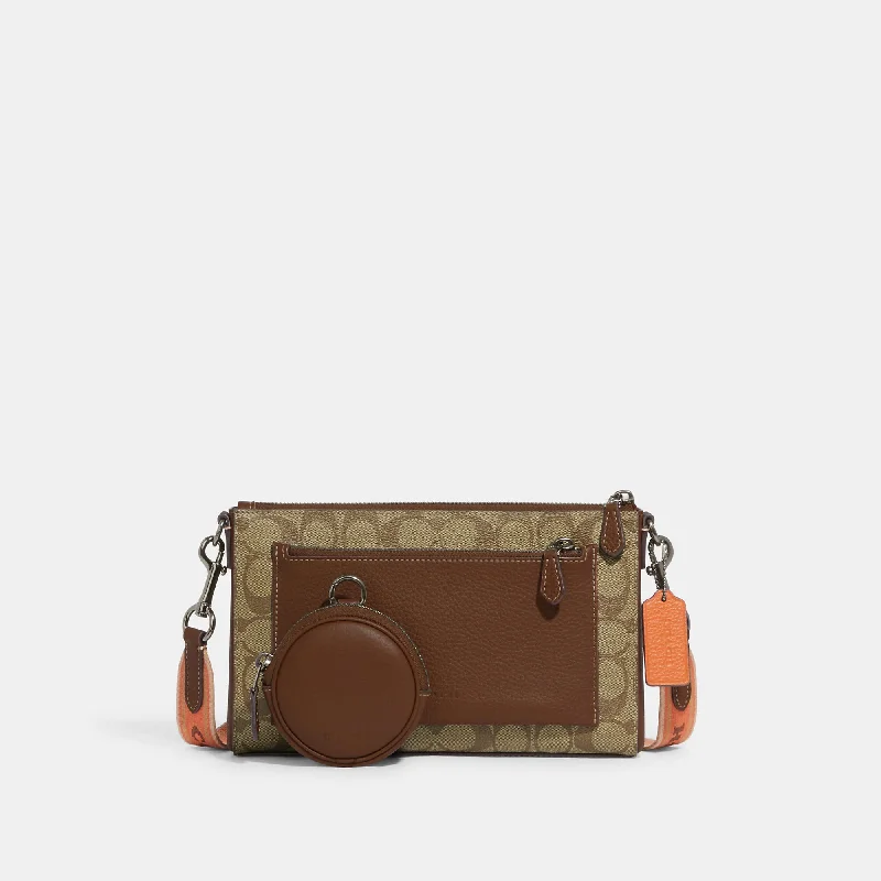 Handle bags with vibrant colors for boldness -Coach Outlet Holden Crossbody In Colorblock Signature Canvas