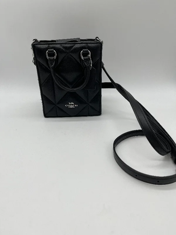 Handle bags with perforated details for style -Crossbody Designer By Coach, Size: Small