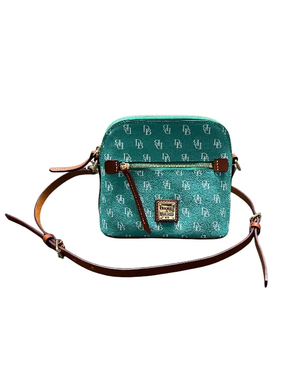 Handle bags with woven fabric for texture -Crossbody Designer By Dooney And Bourke, Size: Small