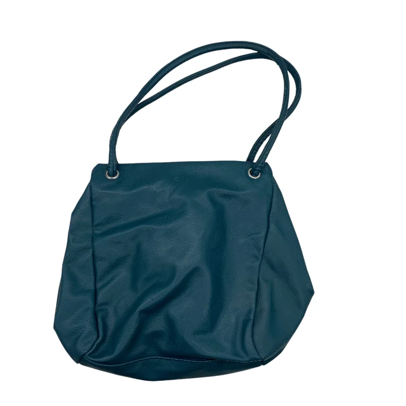 Handle bags with pastel colors for softness -Handbag By Clothes Mentor In Teal, Size:Medium